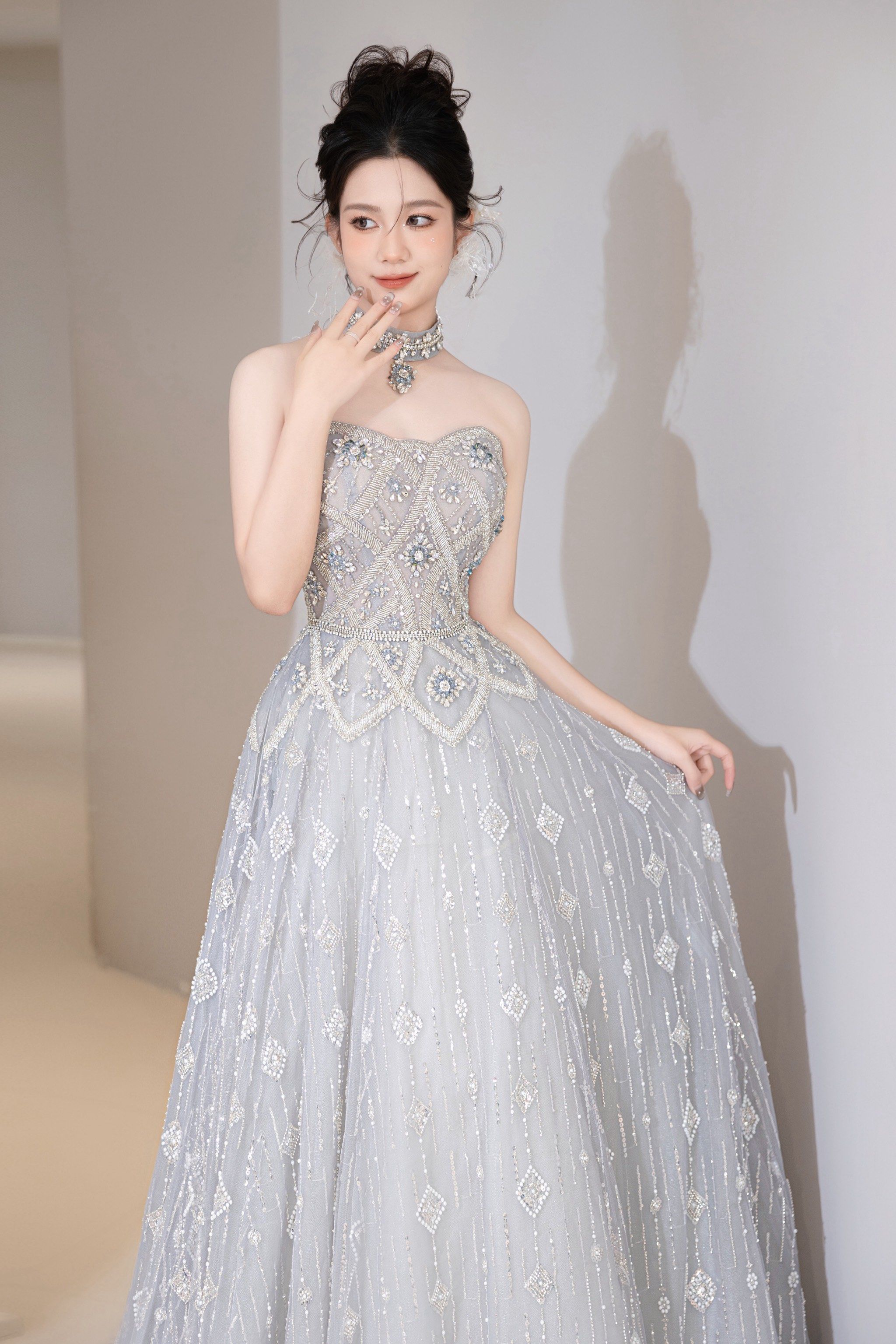 明星同款🌈时髦精新娘必备显瘦礼裙