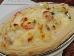 乳酪焗素菜-小白桦西餐厅