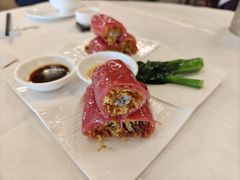 红米脆皮海皇肠-广州建国酒店-盈丰阁粤菜-粤式茶点