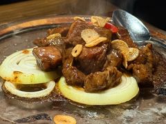 石锅牛肉粒-隆荟•台州菜•粤菜