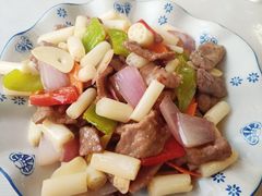 鲜藕炒牛肉-哈味食店(外伶仃岛店)
