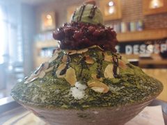 绿茶红豆雪冰-劳顶笨咖啡(益华广场店)