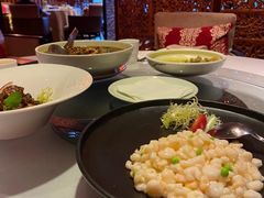 鸡头米炒手剥河虾仁-南通滨江洲际酒店-东厨中餐厅