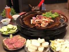 -老姐石板烧烤+铜炭火锅(总店)