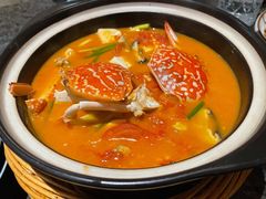 梭子蟹番茄豆腐煲-菲乐餐厅(三十年经营·湖滨路店)