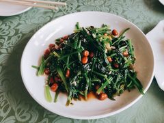 陈醋菠菜花生米-国庆烧麦馆