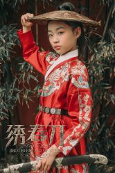 -后宫·古装汉服京剧儿童亲子全家福摄影