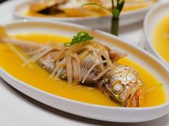 榨菜笋丝烧黄鱼-明州小宴(文化广场店)