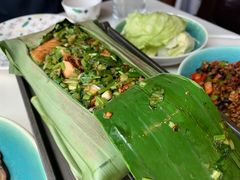 芭蕉叶包烧豆腐-沿途四季·云南菜(建外大街店)