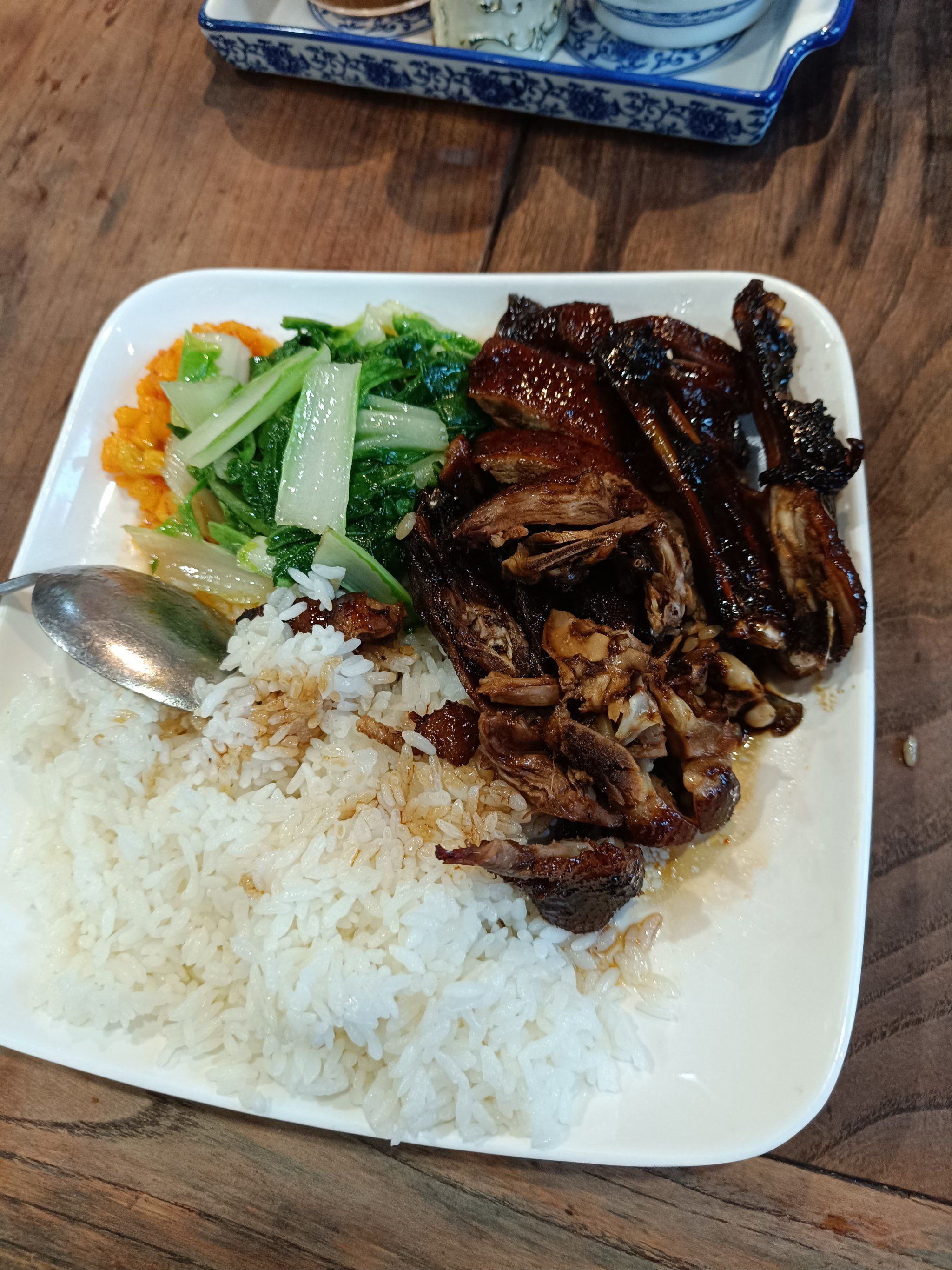 上海有这种卤鸭饭的吗,没见过