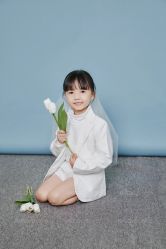 -海岸风光儿童摄影