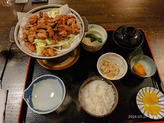 鸡肉定食-民宿・割烹 松園