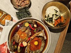 -草家酱蟹炭火烤肉店(珲春南路一店)
