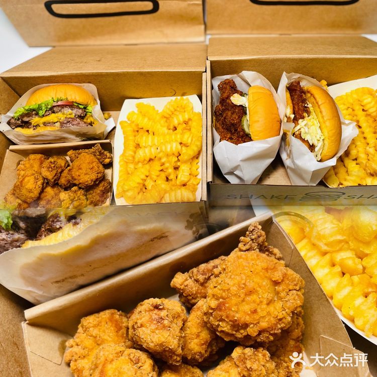 今日份团购外卖·shake shack汉堡自由🍔