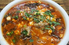 Dog Meat Tofu Dry Cabbage Soup