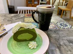 竹炭抹茶卷-拾壹cafe·工作室