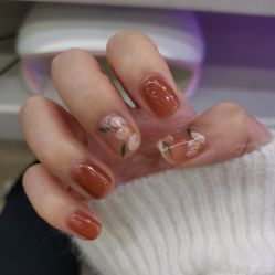 -手牵手美甲