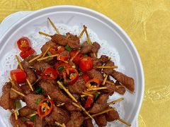 孜然牙签肉-得记得潮州海鲜砂锅粥(宝业路店)