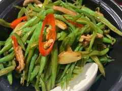 砂锅扁豆炒肉丝-峨嵋酒家(德内店)