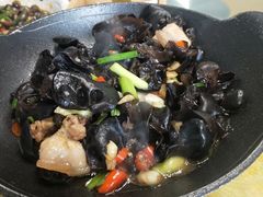 干锅黑木耳-万景饭店·鱼街农家菜