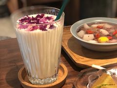 蜜桃煎奶茶-朴物良社(东明锦园店)