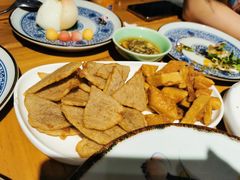老北京炸灌肠炸咯吱双拼-顺承小院儿