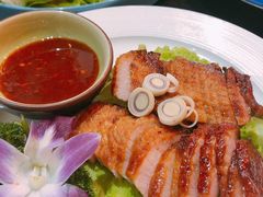 烤猪颈肉-早安曼谷泰国餐厅