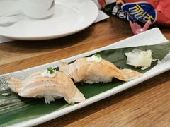 火炙三文鱼握寿司-鹤菊怀石料理(江北店)