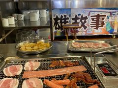 自助取餐区-英雄故事地摊烤肉(马驹桥店)