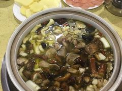 乌鸡野生菌汤-东巴谷野生菌火锅餐厅