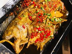 平锅海鲈鱼-有间虾铺·经典湘菜·小龙虾(新梦店)