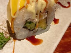 鲜切芒果芝士卷寿司-小川洋风料理(江汉路店)