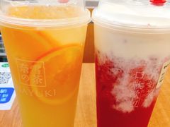 霸气芝士草莓-奈雪的茶(市百一店)