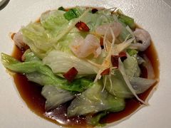 虾仁白灼西生菜-奉天小馆·非遗东北菜(济南万象城店)