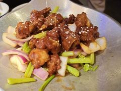 蒜香蜜汁排骨-绿茶餐厅(千岛湖银泰城店)