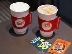 姜饼人丝绒拿铁-Seesaw Coffee(苏州中心店)