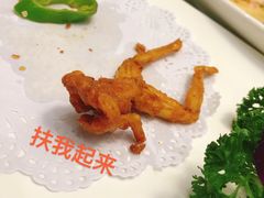 椒盐青了拐-轩记海鲜餐厅·四十五年老字号·经典粤菜(西区彩虹店)