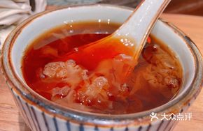 Black Sugar Peach Tear Dessert
