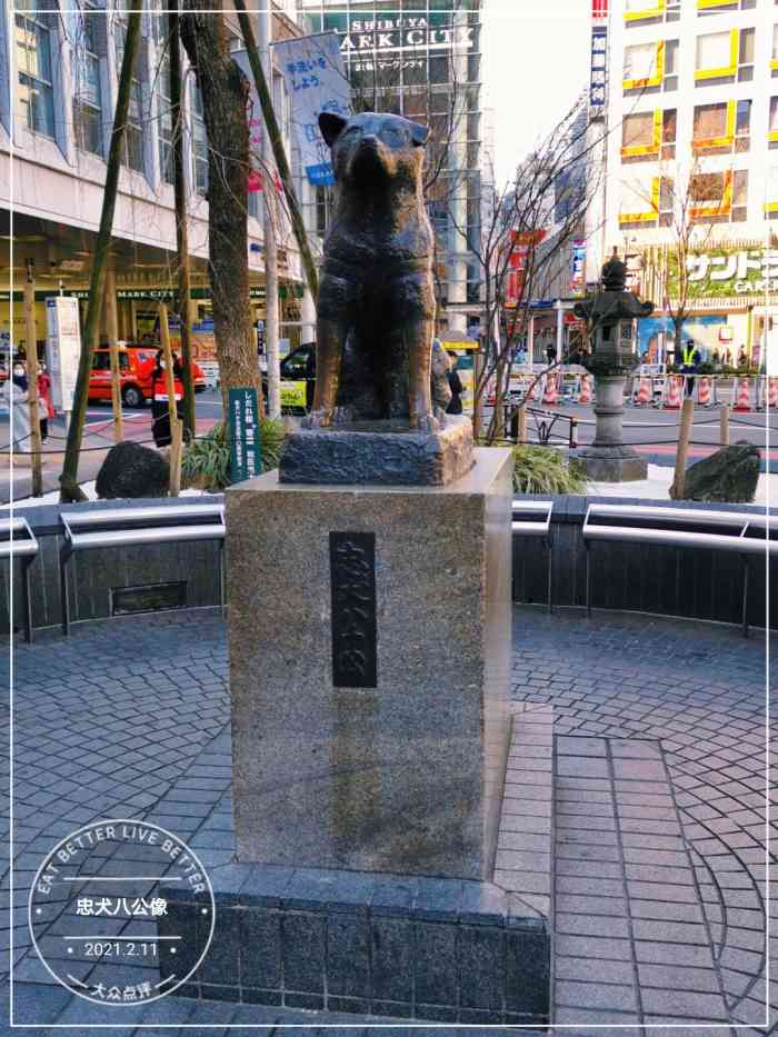 忠犬八公像-"n次来涩谷但好像第一次和忠犬八公像合影.