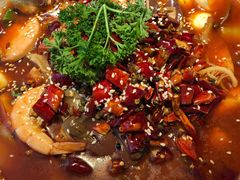 海鲜毛血旺-吕氏疙瘩汤·海鲜新鲁菜(凯德mall新都心店)