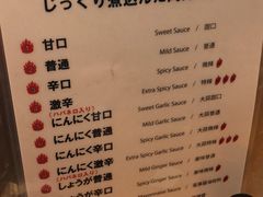 菜单-難波肉劇場