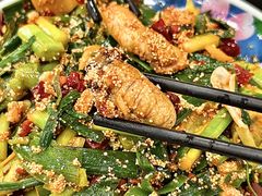 鱼籽鱼泡炒大蒜-绍兴名菜馆(可乐路店)