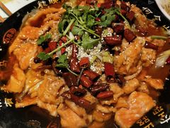 水煮肉片-小俩口烧烤东北菜(双井店)