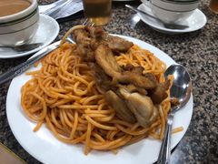 茄汁鸡扒意粉-新鸿发咖啡美食