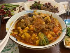 肉酸辣小炒泡馍-同胜祥清真新豫菜(杜岭街店)