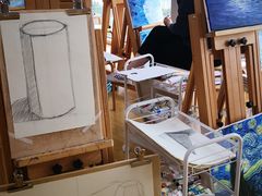 上课实景-蒂朵儿童绘画美术教室