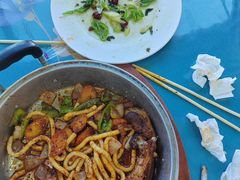 -青海特色美食小炒炕锅牦牛肉火锅