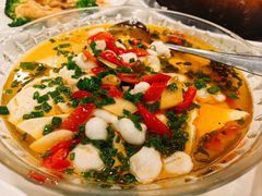 剁椒臭干蒸目鱼蛋-瑞福园联谊餐室(茂名南路店)