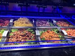 自助取餐区-九寸花汀海鲜烤肉自助(中东迪克店)