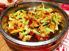 木盆青梗花菜-爱碗亭·鲜炒湖南菜(壹城中心店)